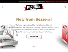 Tablet Screenshot of pasquini.com